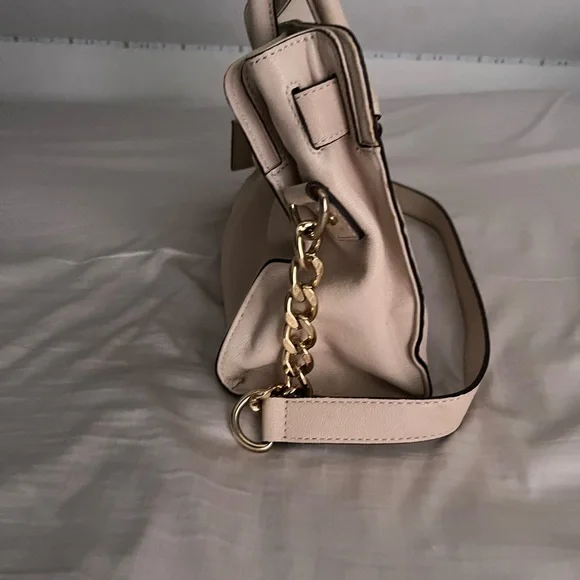 Michael Kors Cream Satchel with Gold Accents - Picture 4 of 5